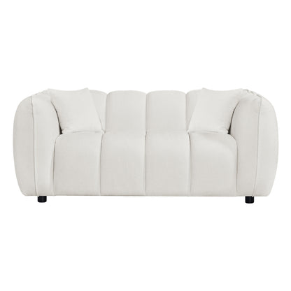 SOFA 2-SEATER LYKKE HM3324.02 ECRU FABRIC 172x89x70Hcm.