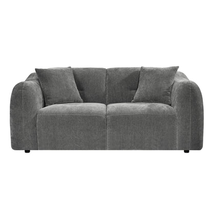 SOFA 2-SEATER JUNOA HM3334.01 GREY FABRIC 172x89x74Hcm.