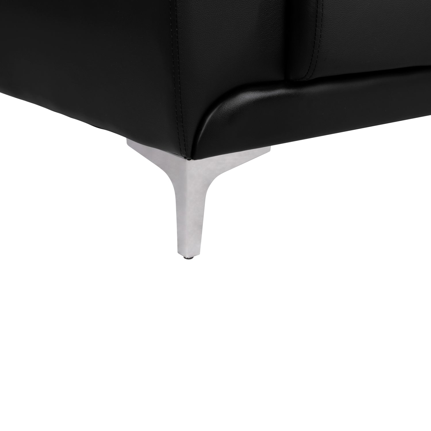 Sofa 2 seater Kenzie HM3121.21 with Black PU 142x81x81 cm