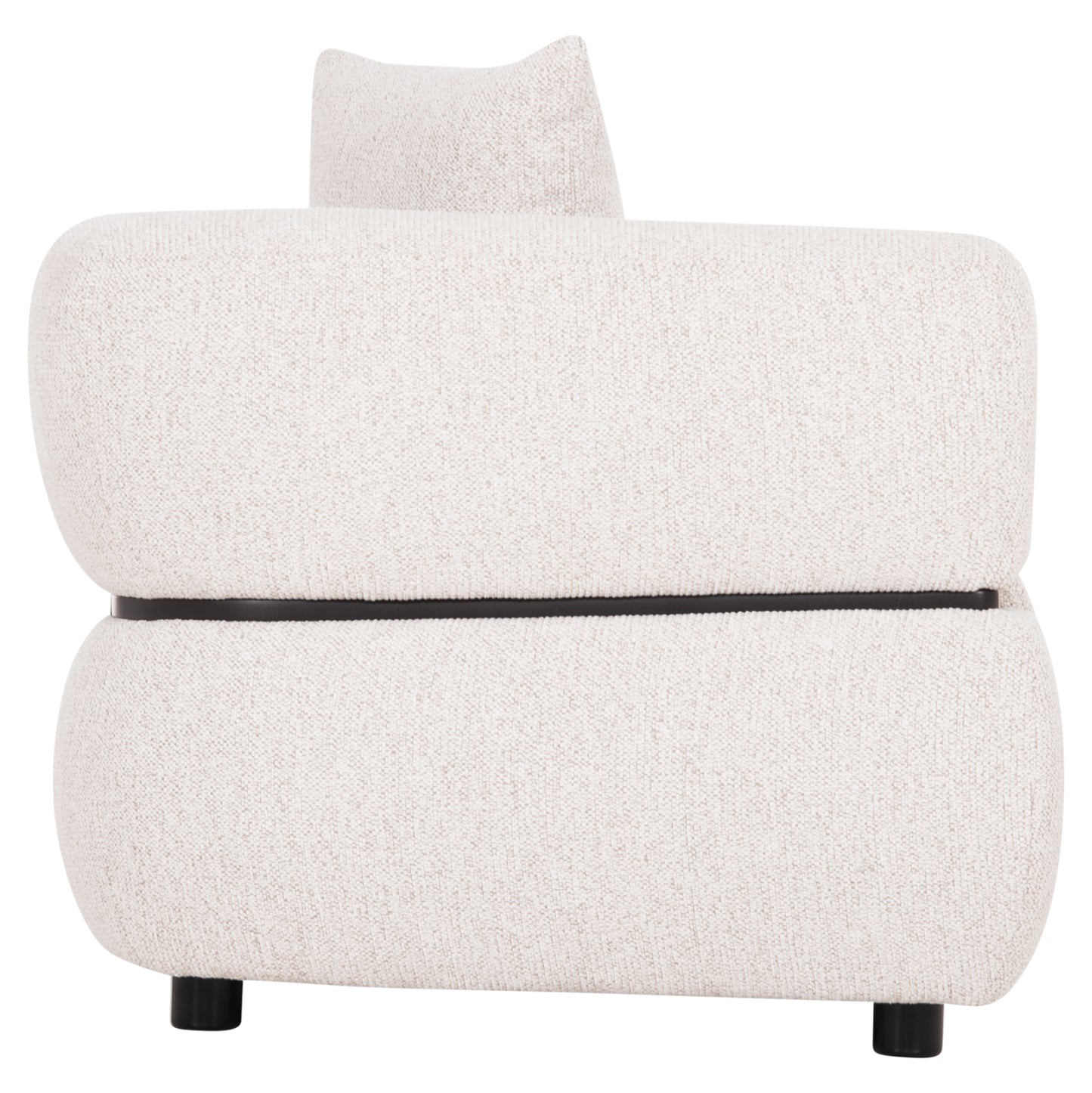 SOFA 3-SEATER ARCTIS HM3327.02 LIGHT BEIGE FABRIC 229x88x88Hcm.