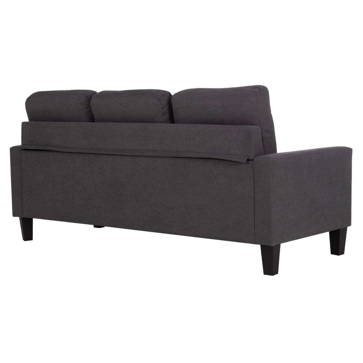 CORNER SOFA REVERSIBLE MEGGY HM3297.11 GREY FABRIC 184.5x75-129x86Hcm.