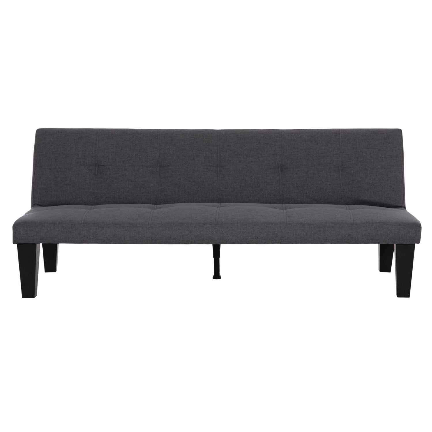SOFABED 2-SEATER KORO HM3304.01 GREY PU LEATHER 165x75x64Hcm.