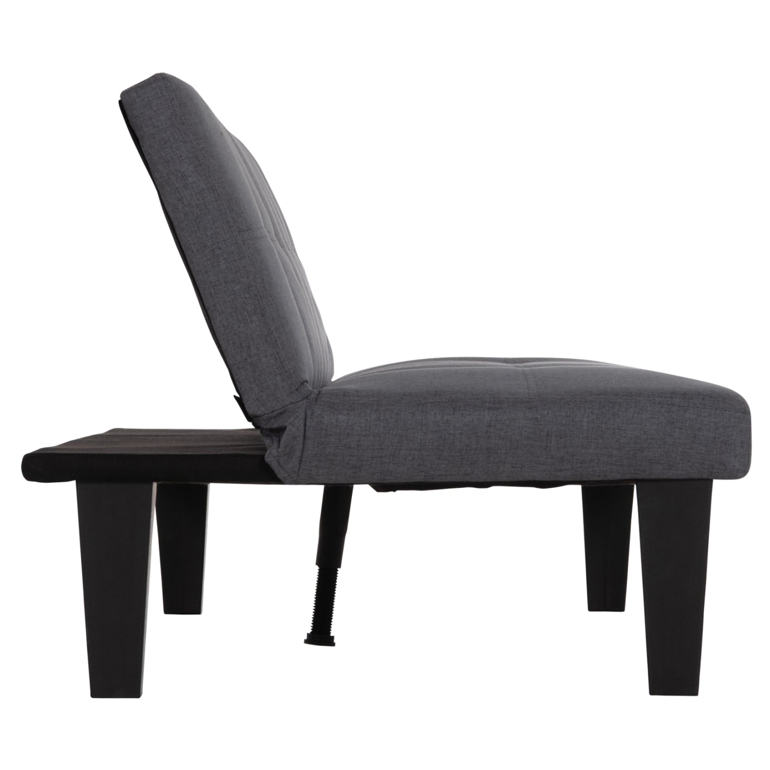 SOFABED 2-SEATER KORO HM3304.01 GREY PU LEATHER 165x75x64Hcm.
