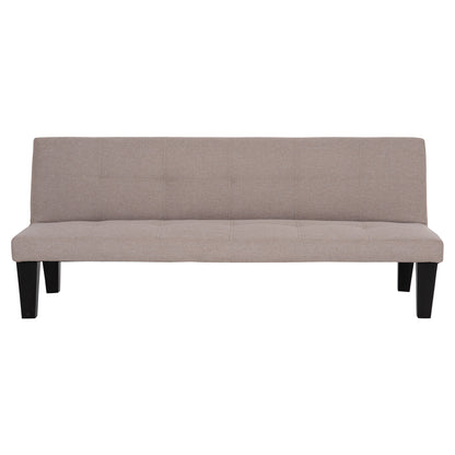 SOFABED 2-SEATER KORO HM3304.04 BEIGE PU LEATHER 165x75x64Hcm.