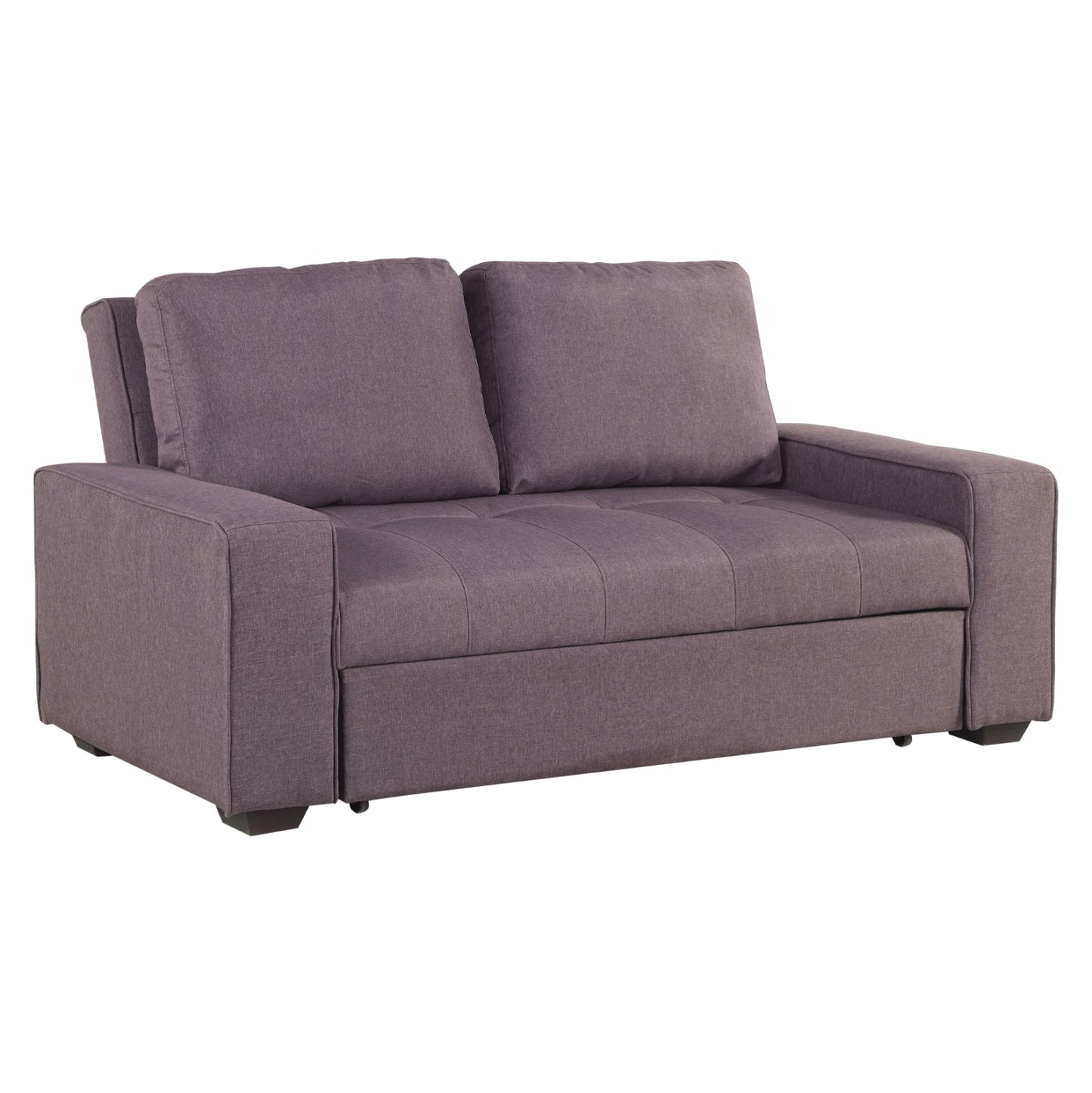 Sofa/Bed Kanna 2 seater HM3082.01 with brown fabric 176x102x91 cm