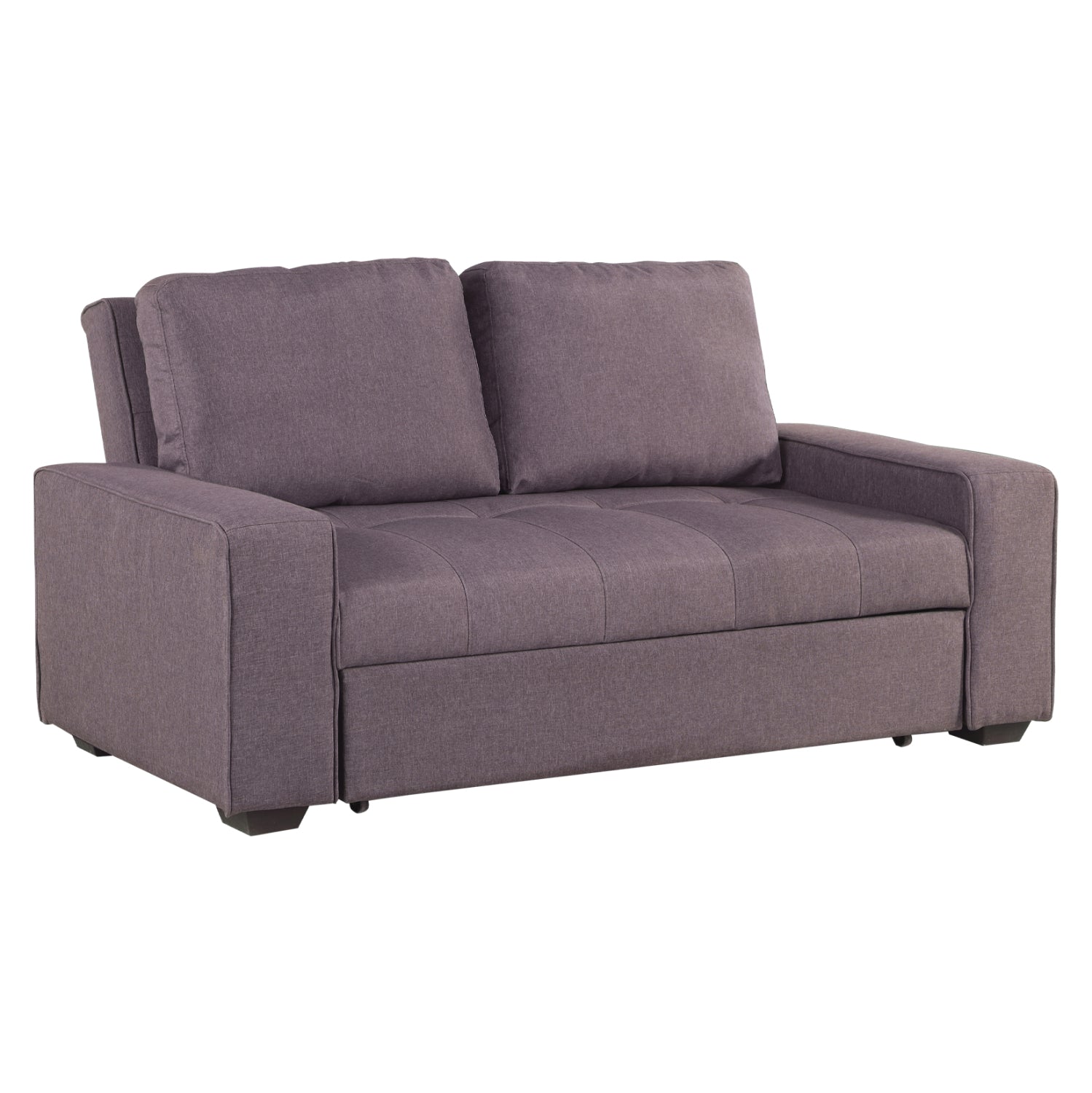 Sofa/Bed Kanna 2 seater HM3082.01 with brown fabric 176x102x91 cm