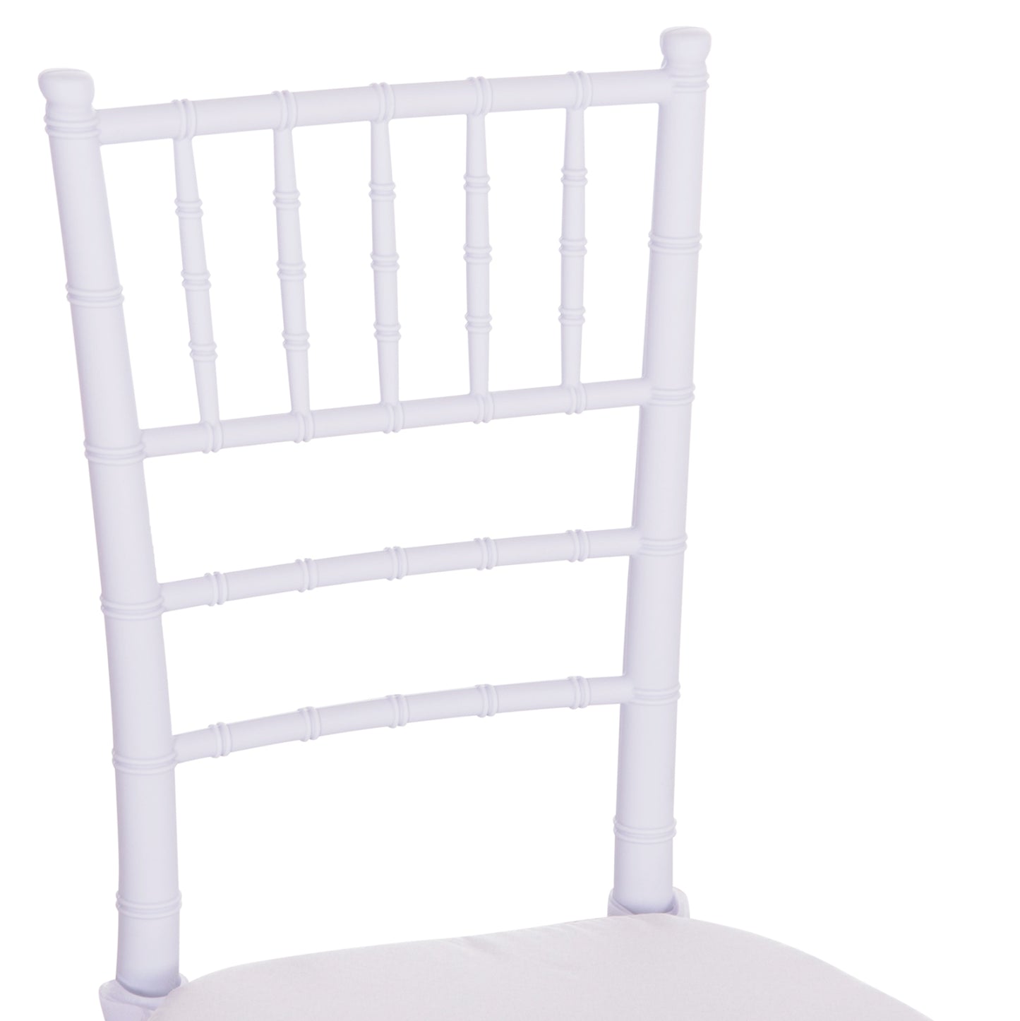 CATERING CHAIR TIFFANY WITH CUSHION HM21104 WHITE POLYPROPYLENE 39x47x89Hcm.