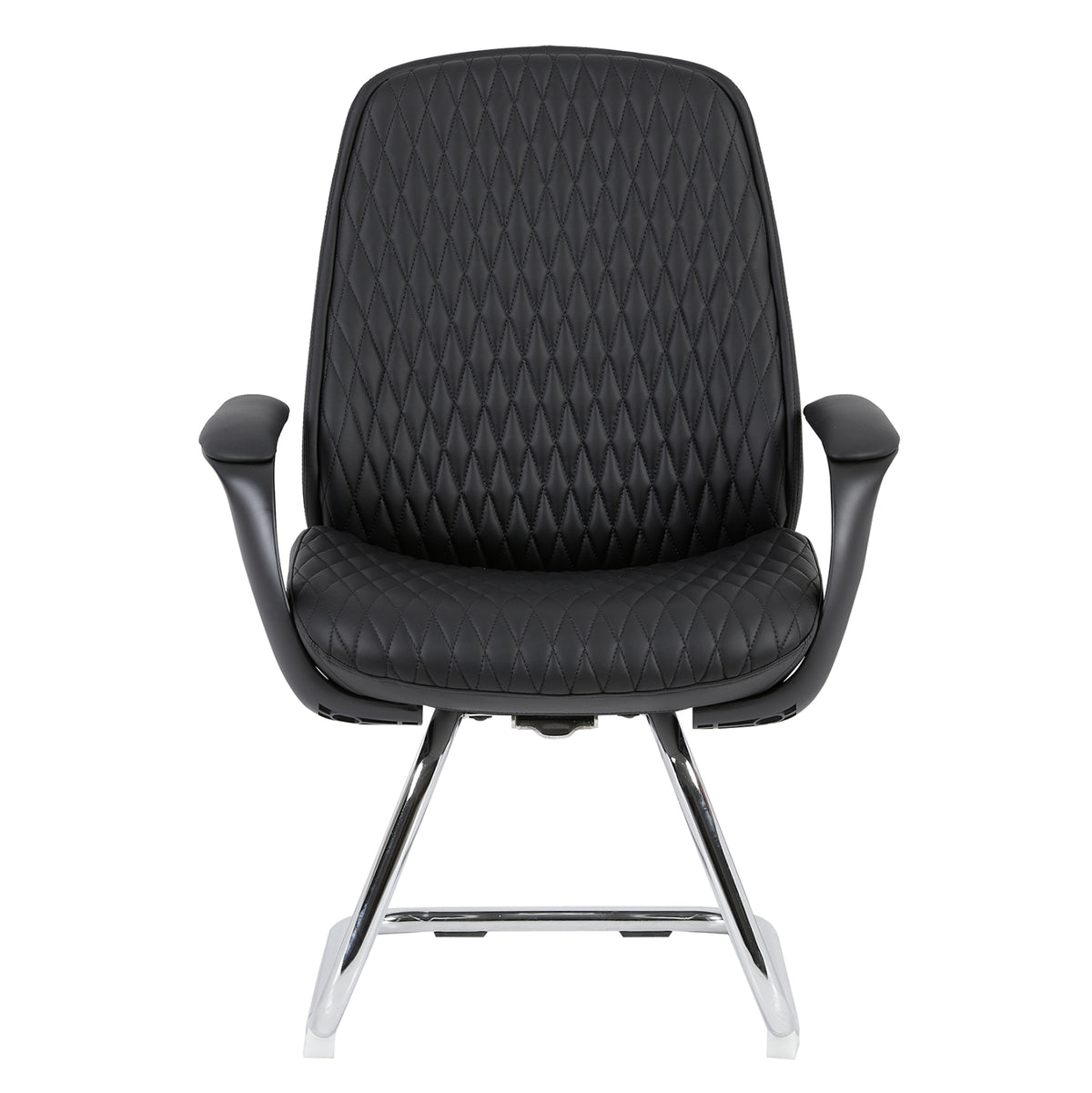 ΚΑΡΕΚΛΑ ΕΠΙΣΚΕΠΤΗ VELUM-s HM1235.01 ΜΑΥΡO PU--ΒΑΣΗ ΧΡΩΜΙΟΥ 71x60x100Υεκ.