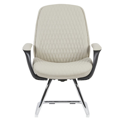 ΚΑΡΕΚΛΑ ΕΠΙΣΚΕΠΤΗ VELUM-s HM1235.02 ΜΠΕΖ PU--ΒΑΣΗ ΧΡΩΜΙΟΥ 71x60x100Υεκ.