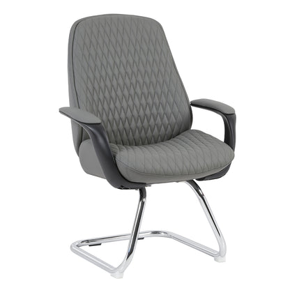 ΚΑΡΕΚΛΑ ΕΠΙΣΚΕΠΤΗ VELUM-s HM1235.10 ΓΚΡΙ PU--ΒΑΣΗ ΧΡΩΜΙΟΥ 71x60x100Υεκ.