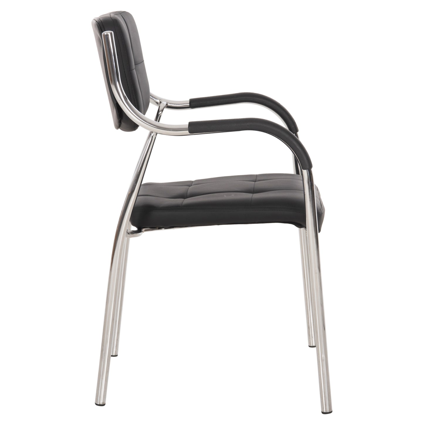 Conference office chair OBERON HM1018.01 Black PU 51x52x86Ηcm