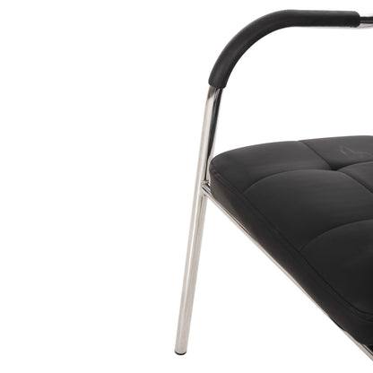 Conference office chair OBERON HM1018.01 Black PU 51x52x86Ηcm