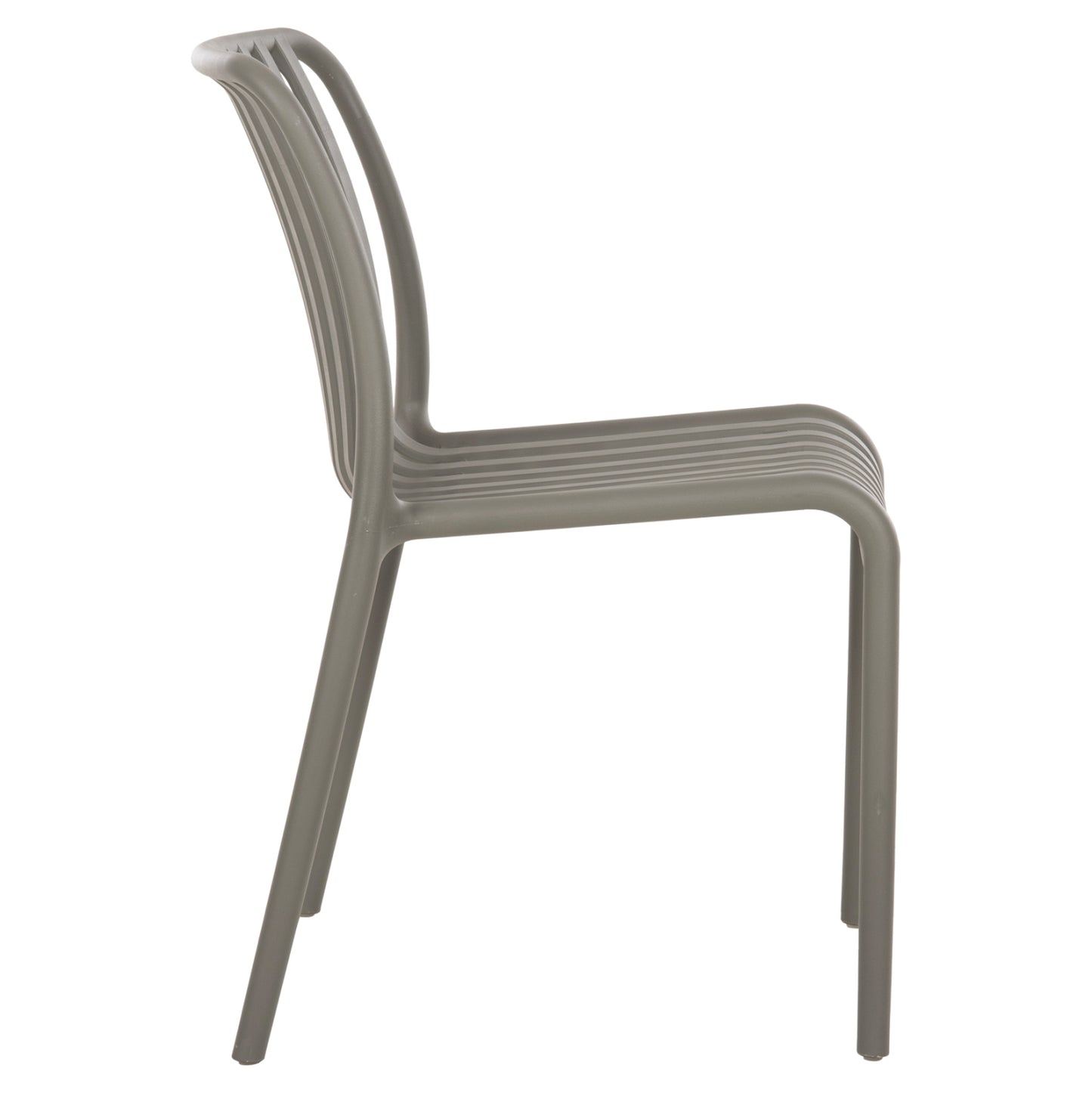 CHAIR OUTDOOR CONVEE HM6104.07 POLYPROPYLENE IN DARK OLIVE 48x56x79Hcm.