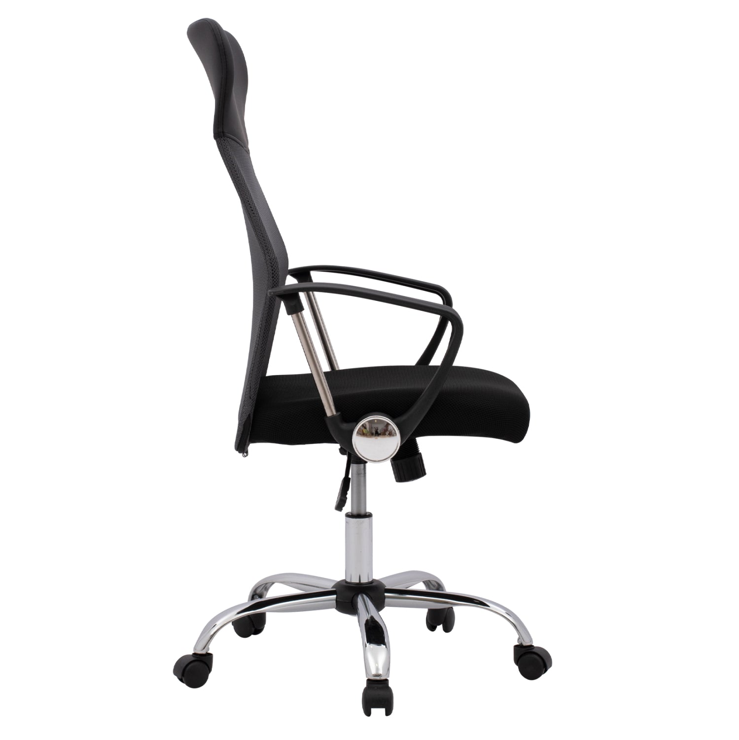 Office chair CABLE HM1000.10 Black Grey Mesh chromed leg 61x58x118