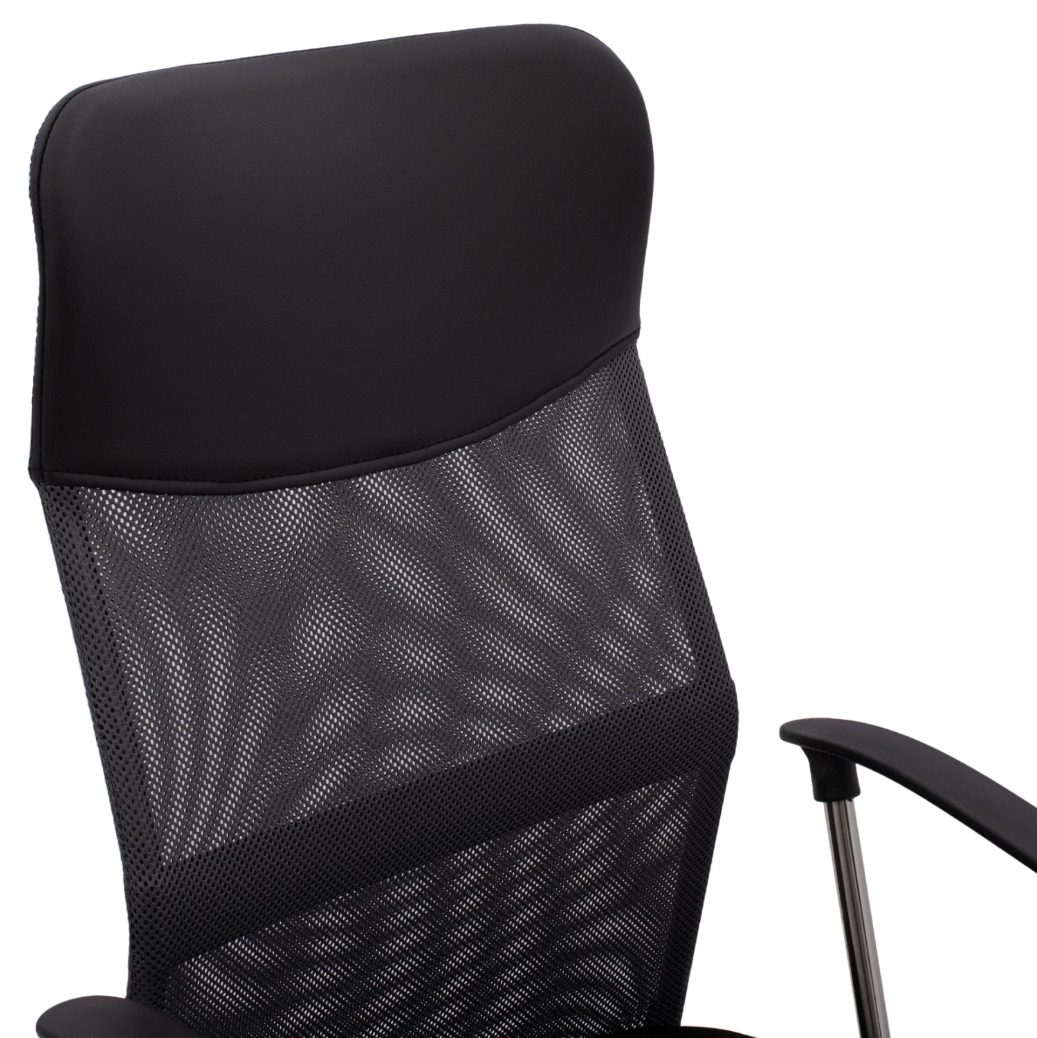Office chair CABLE HM1000.10 Black Grey Mesh chromed leg 61x58x118