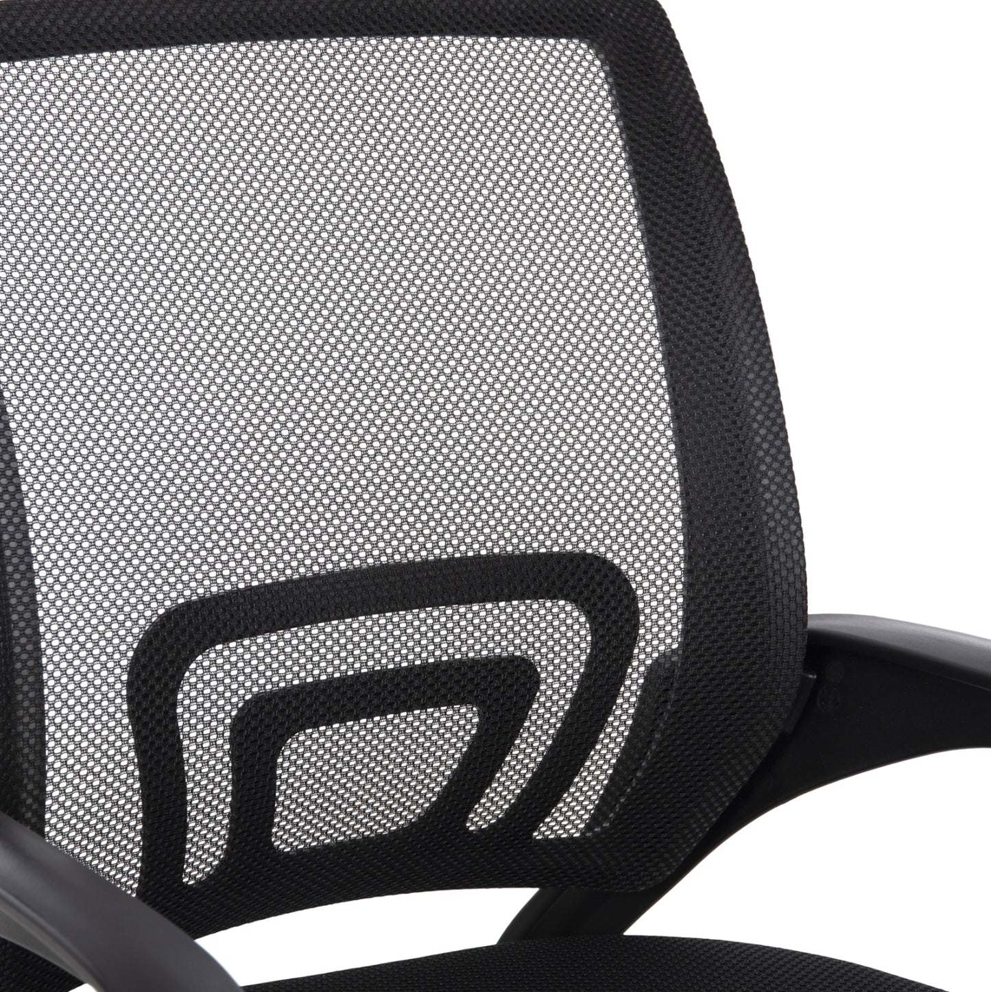 OFFICE CHAIR BRISTONE HM1058.31 CHROMED LEG-BLACK MESH 56x53x93Hcm.