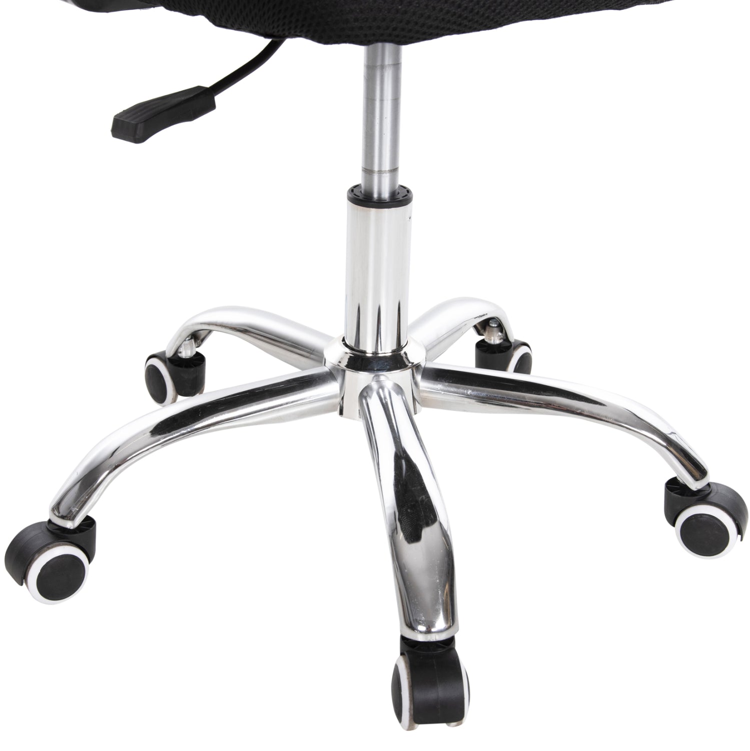 OFFICE CHAIR BRISTONE HM1058.31 CHROMED LEG-BLACK MESH 56x53x93Hcm.