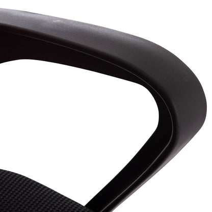 OFFICE CHAIR BRISTONE HM1058.37 CHROMED LEG-RED & BLACK MESH 59x53x80-90Hcm.
