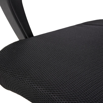OFFICE CHAIR TRAIL HM1192 BLACK MESH-CHROMED METAL LEG 64x55x98,5Hcm.