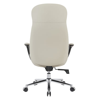 ΚΑΡΕΚΛΑ ΓΡΑΦΕΙΟΥ VELUM HM1233.02 ΜΠΕΖ PU--ΒΑΣΗ ΧΡΩΜΙΟΥ 71x69x116-122Υεκ.