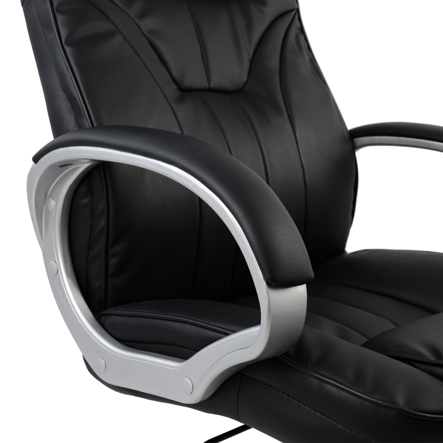 Manager's office chair HM1025.01 with chromed base 65x71x106,5 cm.