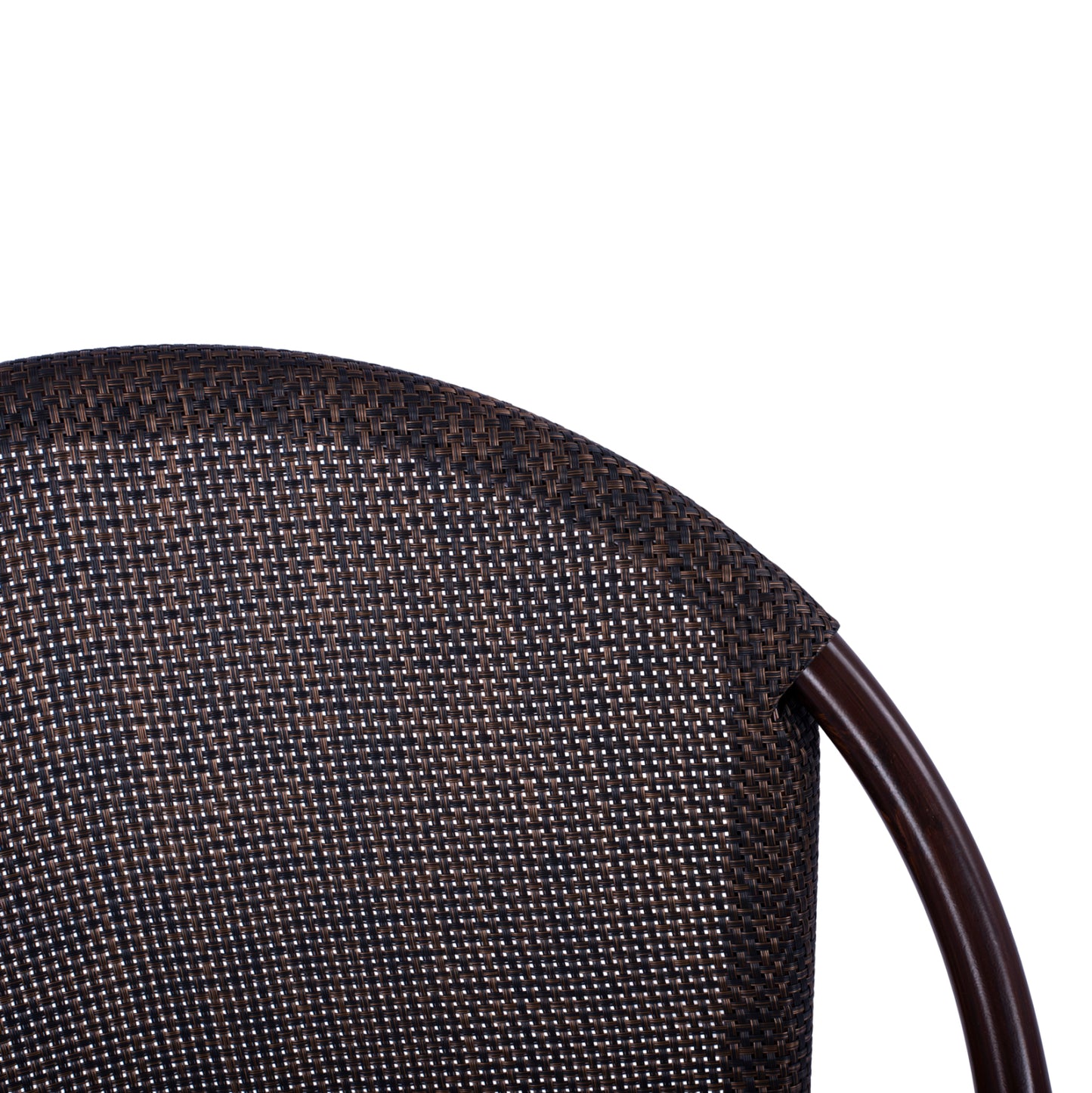 Metallic Chair Bamboo Look Brown HM5718  54x62x89 cm