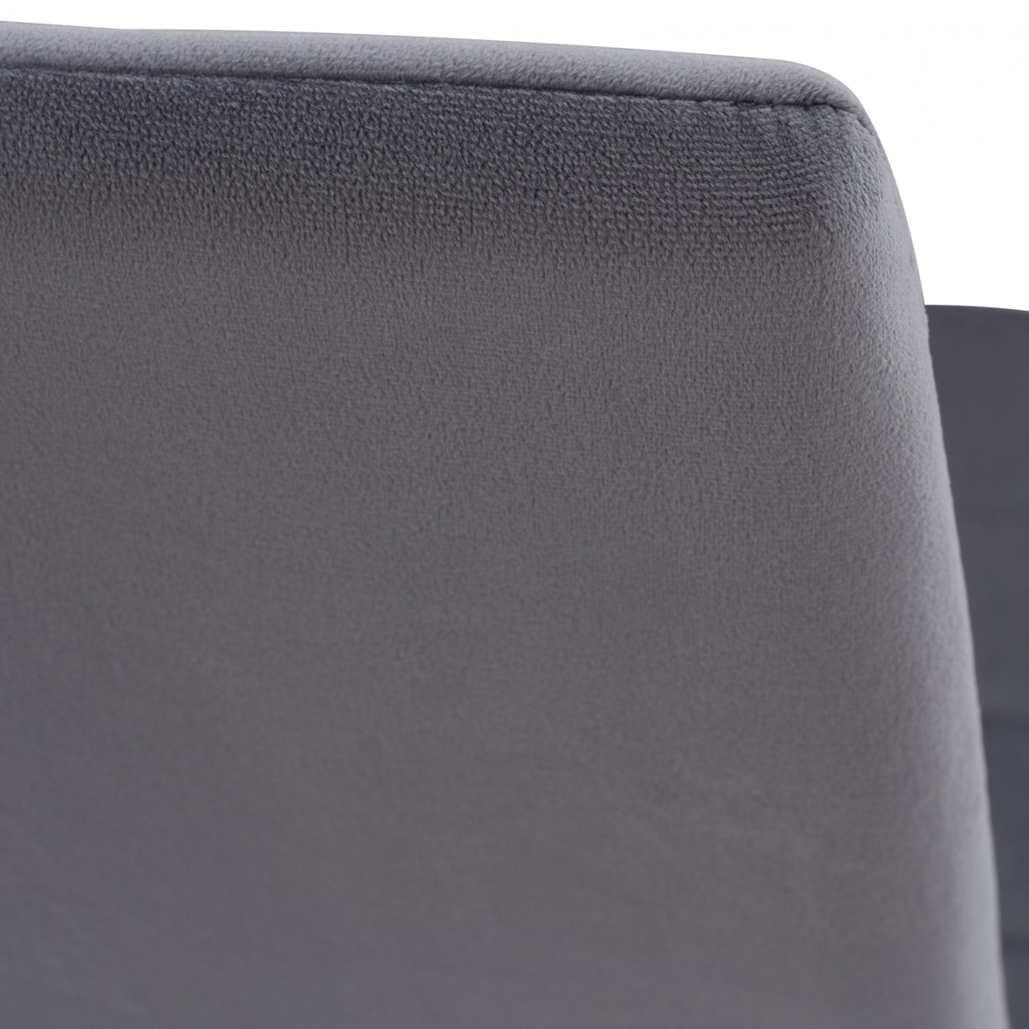 METAL CHAIR HM0037.31 GRAY VELVET WITH METAL FRAME K/D