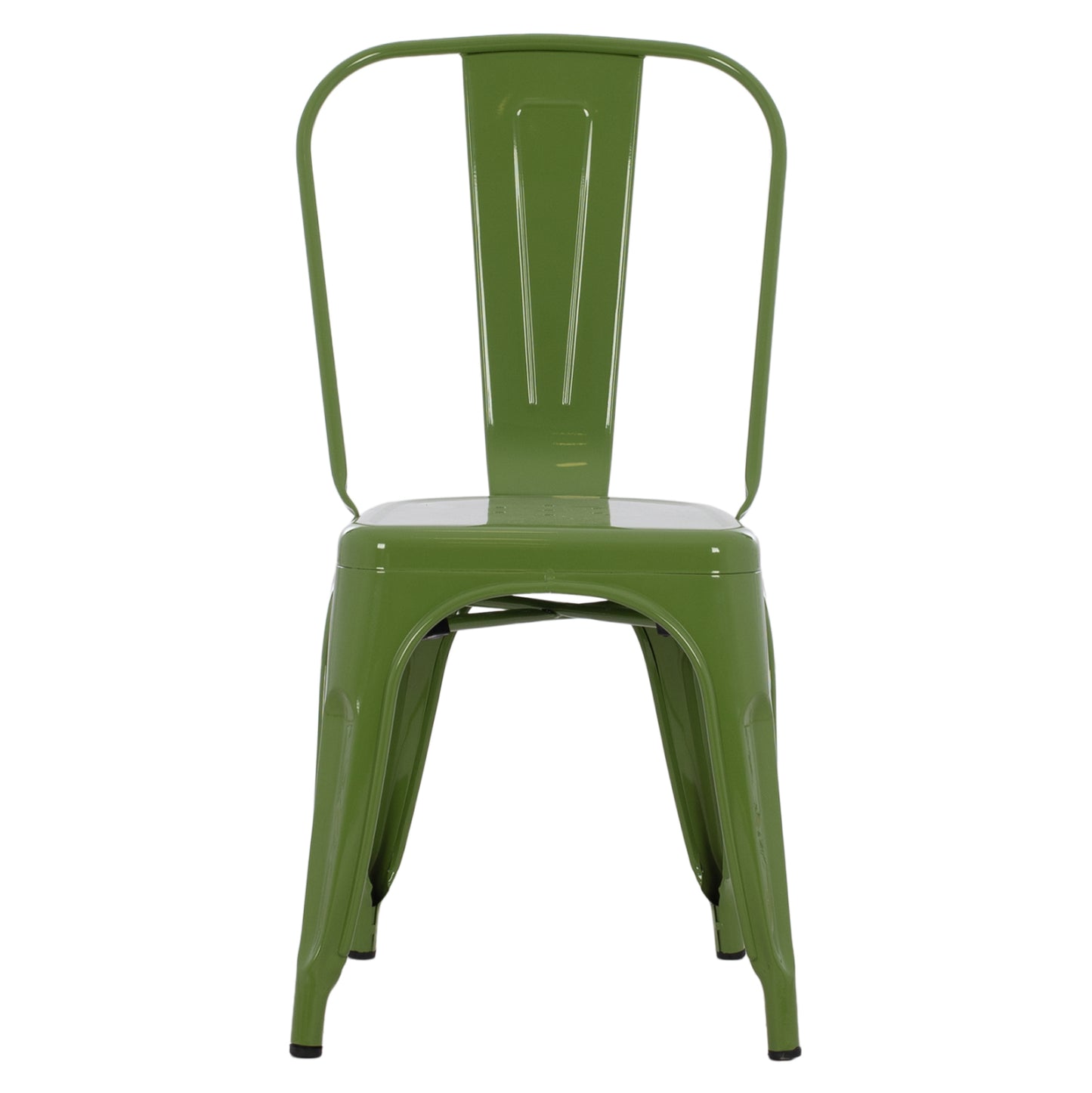 DINING CHAIR MELITA HM8641.13 METAL IN LIGHT OLIVE GREEN COLOR 43x50x82Hcm.