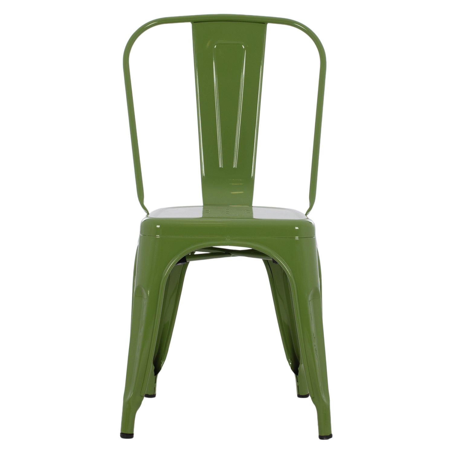 DINING CHAIR MELITA-PRO HM8641.53 METAL IN LIGHT OLIVE GREEN 44x47x84.5Hcm.