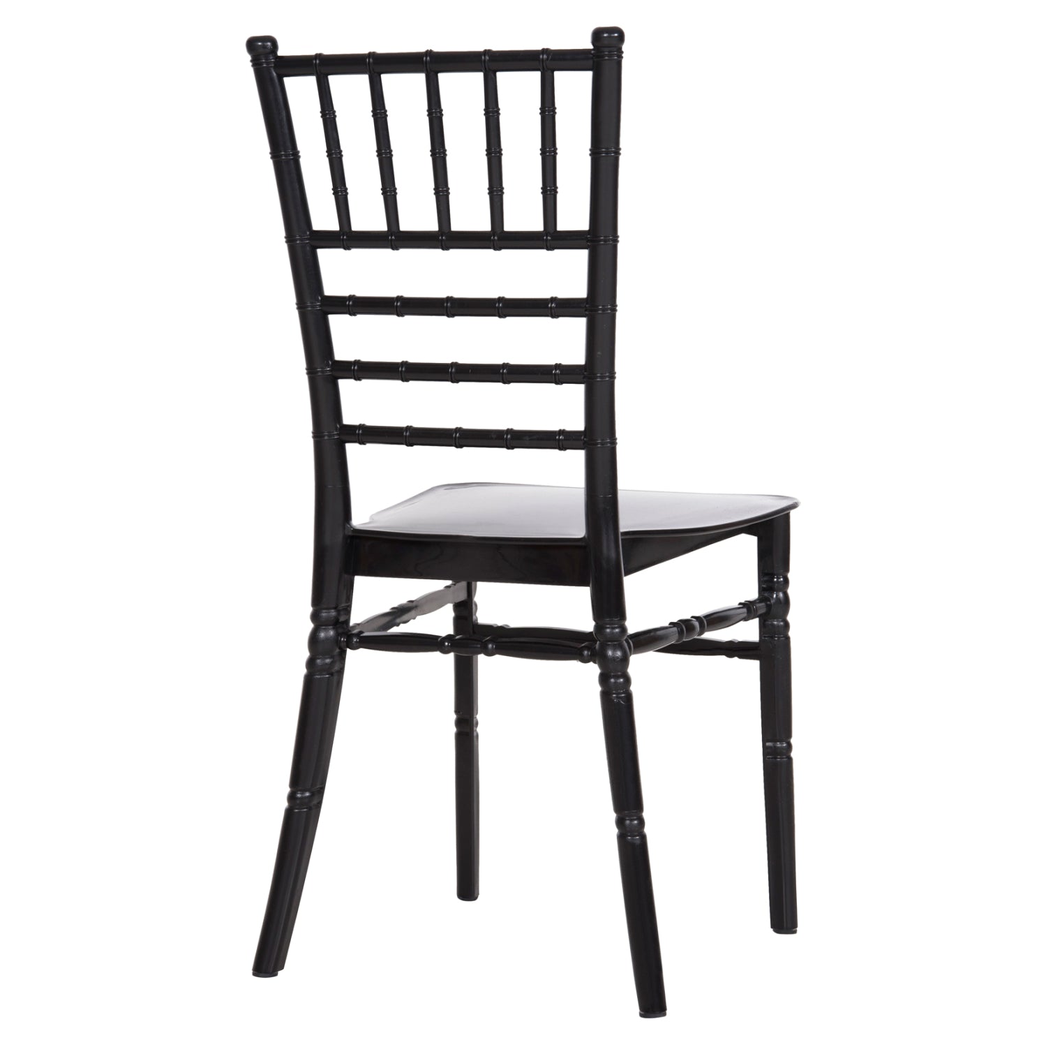 POLYPROPYLENE CATERING CHAIR TIFFANY NEW HM8058.07 GLOSSY BLACK 42x48x88,5Hcm.