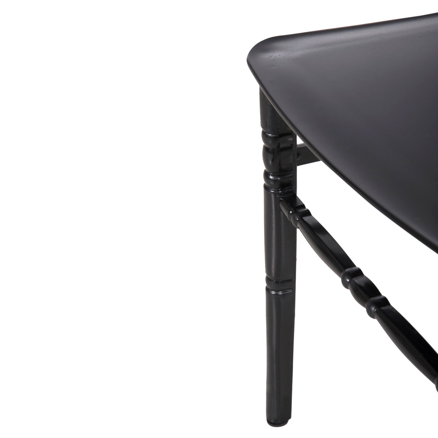 POLYPROPYLENE CATERING CHAIR TIFFANY NEW HM8058.07 GLOSSY BLACK 42x48x88,5Hcm.