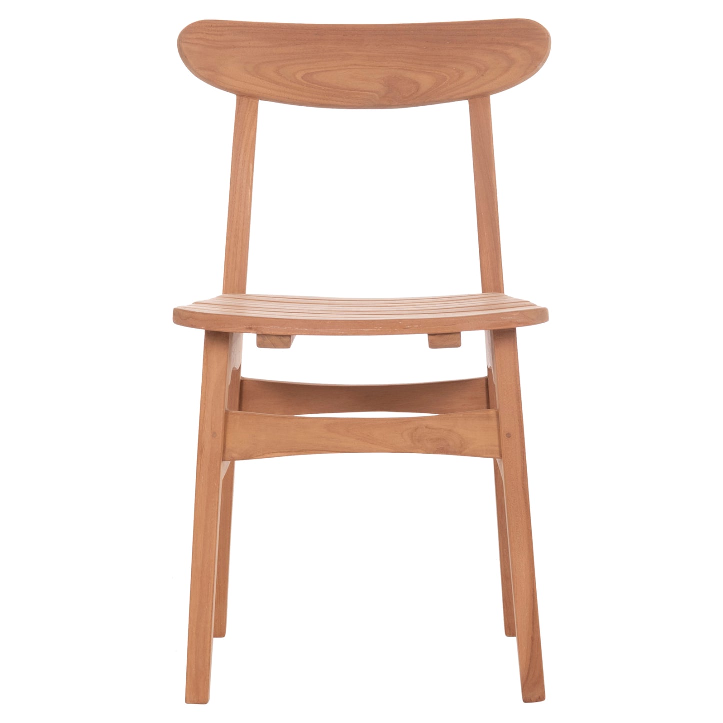 OUTDOOR DINING CHAIR ROBBIE HM18115 TEAK WOOD--NATURAL COLOR 48x51x82Hcm.
