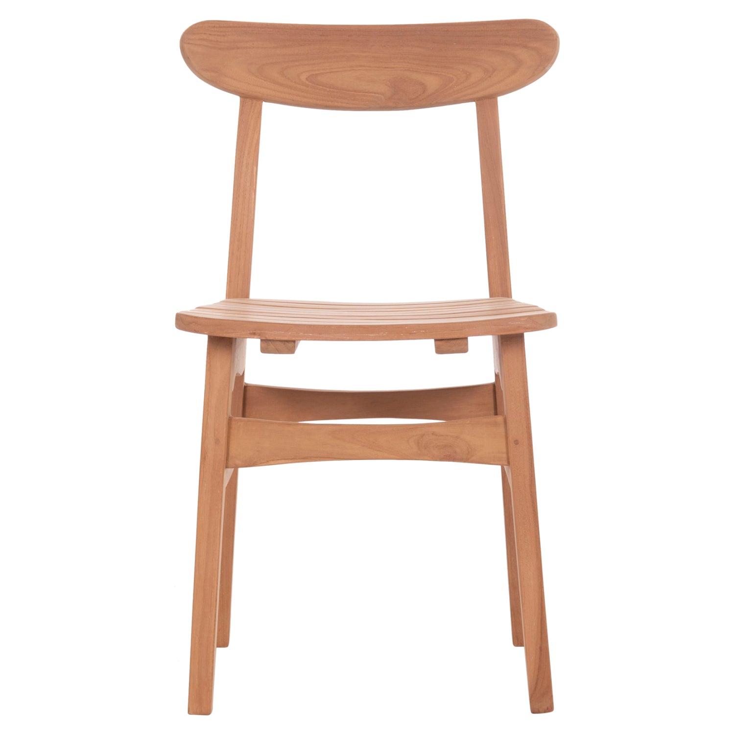 OUTDOOR DINING CHAIR ROBBIE HM18115 TEAK WOOD--NATURAL COLOR 48x51x82Hcm.