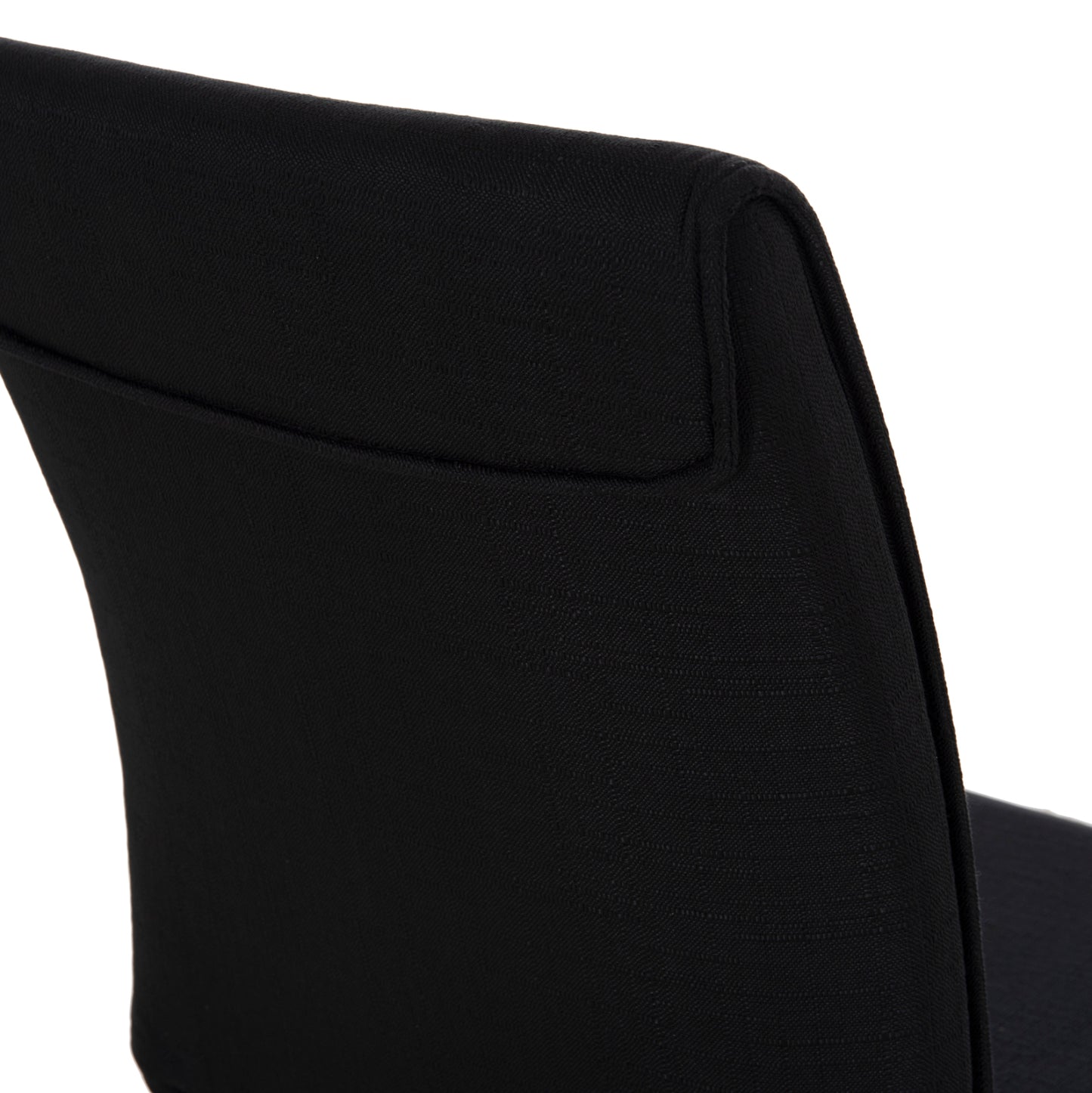 DINING CHAIR PERKY HM18347.02 BLACK FABRIC & METAL LEGS 44x60x87Hcm.