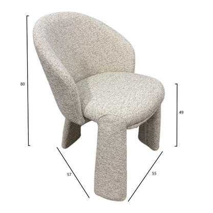 ΚΑΡΕΚΛΑ ΤΡΑΠΕΖΑΡΙΑΣ BUSEL HM18474.02 ΜΠΕΖ ΥΦΑΣΜΑ 55x60x80Υεκ