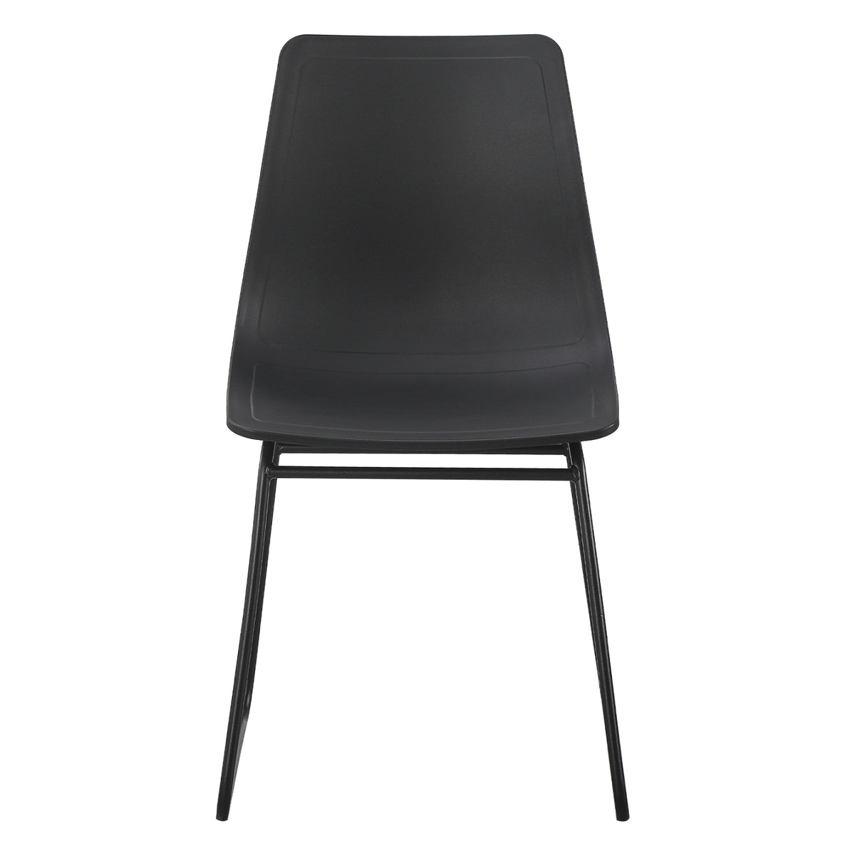 ΚΑΡΕΚΛΑ ΤΡΑΠΕΖΑΡΙΑΣ HYGGE HM18484.02 ΠΟΛΥΠΡΟΠΥΛΕΝΙΟ & ΜΕΤΑΛΛΟ ΣΕ ΜΑΥΡΟ 42x44x77Υεκ