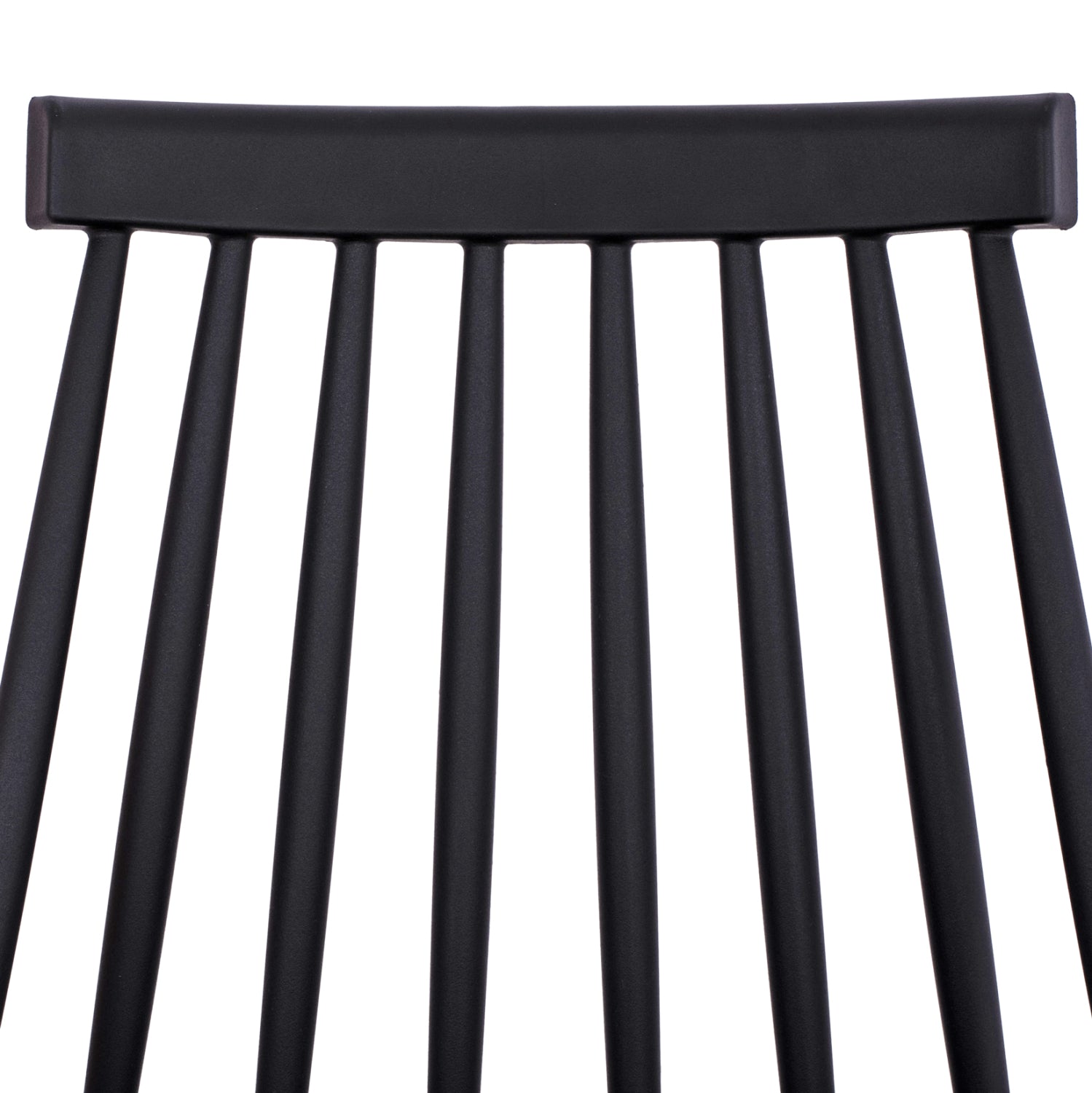 Dining chair HM8052.02 Vanessa Black with metallic legs 43x46,5x82cm