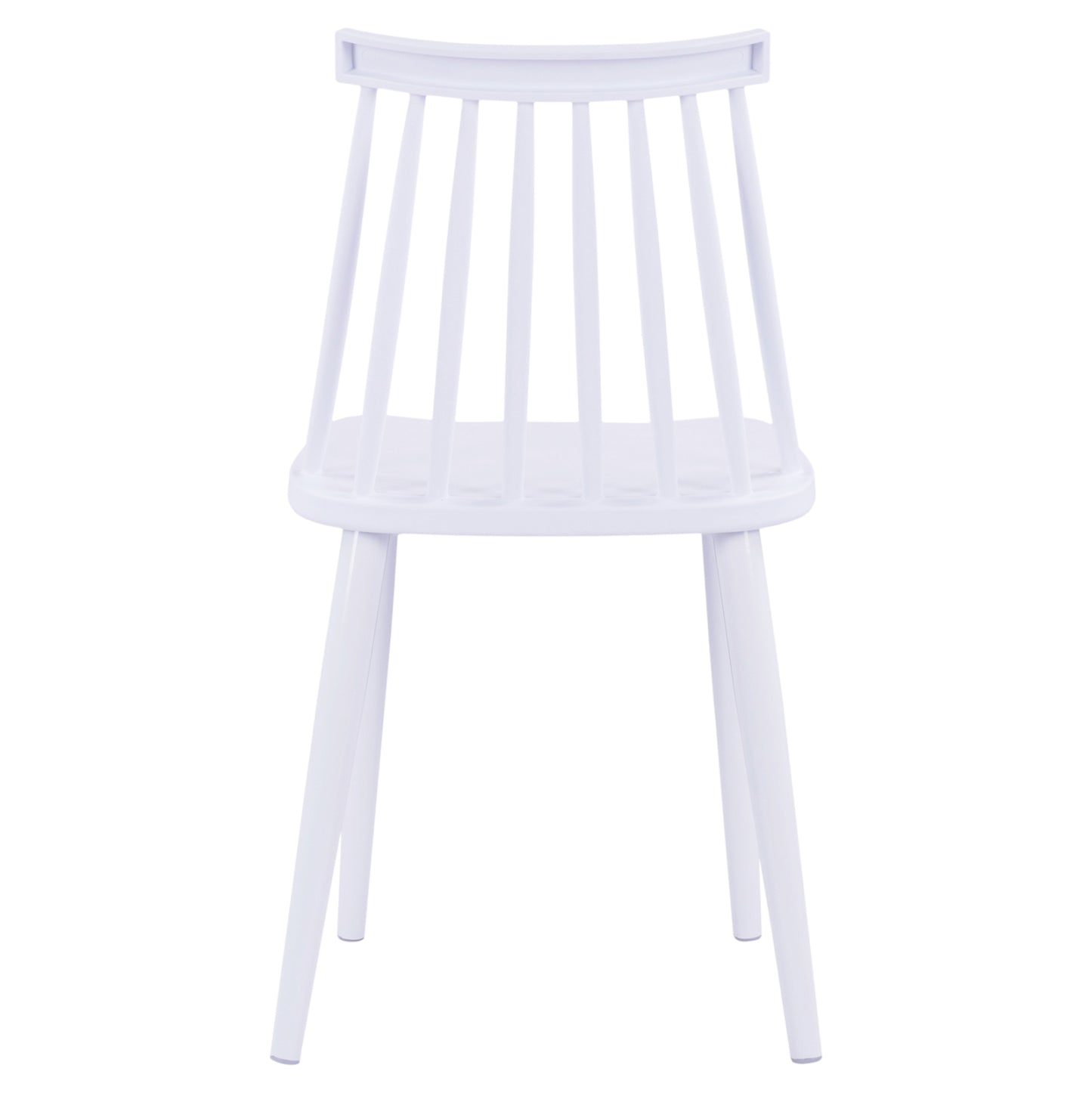 Dining chair HM8052.11 Vanessa White with metallic white legs 43x46,5x82 cm.