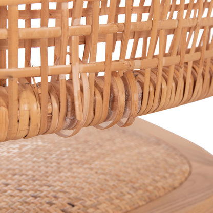 ΚΑΡΕΚΛΑ ΤΡΑΠΕΖΑΡΙΑΣ LIBERTY HM8752.11 TOON ΞΥΛΟ-ΨΑΘΑ RATTAN---Β'ΔΙΑΛΟΓΗΣ 49x54x89Υεκ