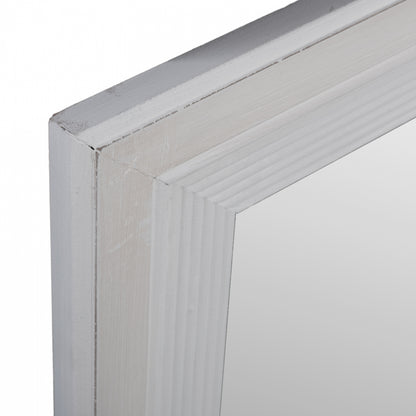 MIRROR HM7191 WHITE PATINA 60Χ2Χ80 cm.