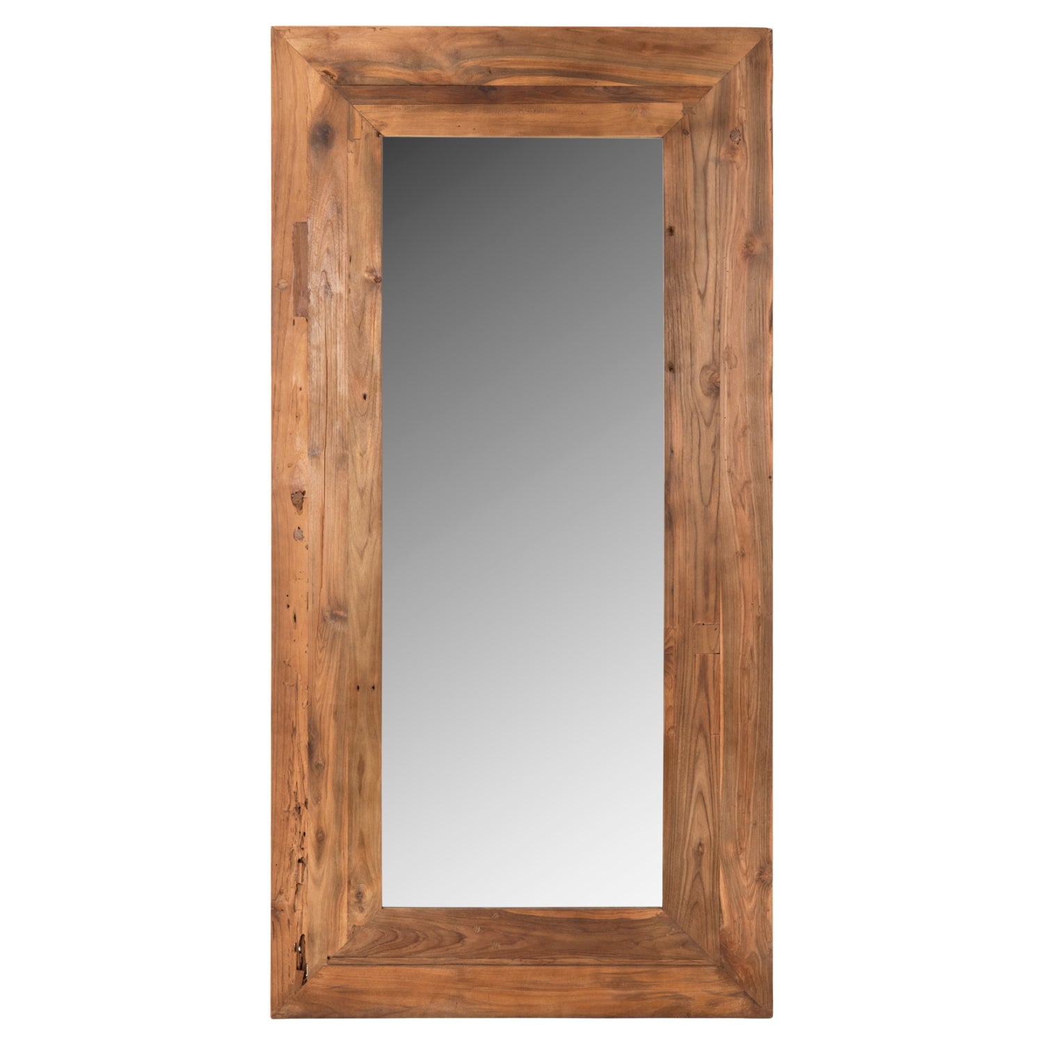 WALL MIRROR YORKSHIRE HM4266 RECYCLED TEAK WOOD FRAME 200x100cm.