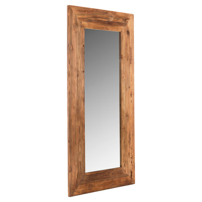 WALL MIRROR YORKSHIRE HM4268 RECYCLED TEAK WOOD FRAME 80x130cm.