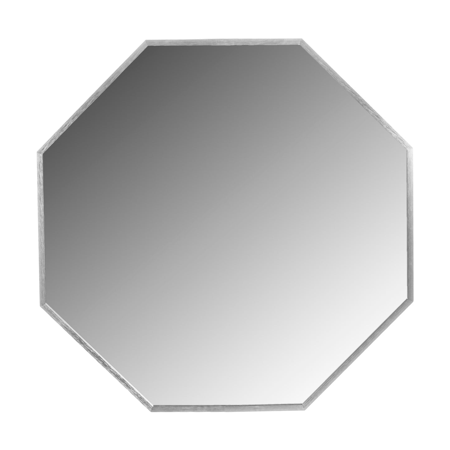 WALL MIRROR SERIES ARCHER HM4499.40 OCTAGON ALUMINUM FRAME IN SILVER Φ74cm.