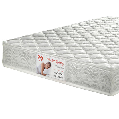 BUNK BED BEAMER HM21320 PINE WOOD IN WHITE--FOR MATTRESSES 90 & 140x190cm.