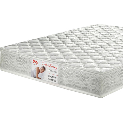 BUNK BED WITH 2 MATTRESSES LANTAI HM21307 PINE WOOD IN NATURAL COLOR--FOR MATTRESSES 90x190cm