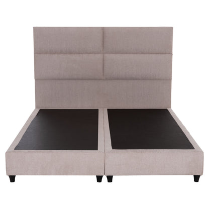 BED MILO HM616.32 BEIGE FABRIC- FOR MATTRESS 160x200cm