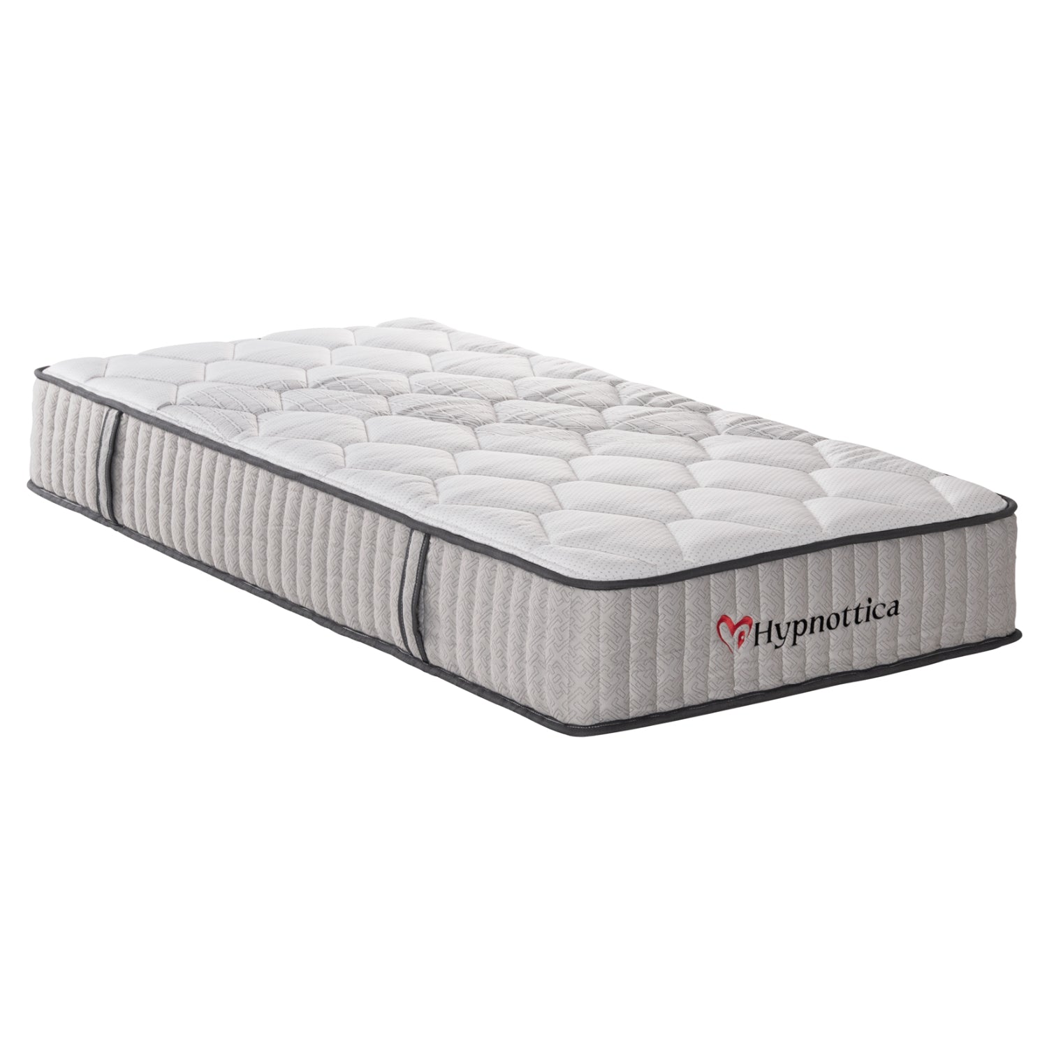 SEMI-DOUBLE BED WITH MATTRESS TRILLOP HM10757.02 BLUE FABRIC--FOR 120X200cm.