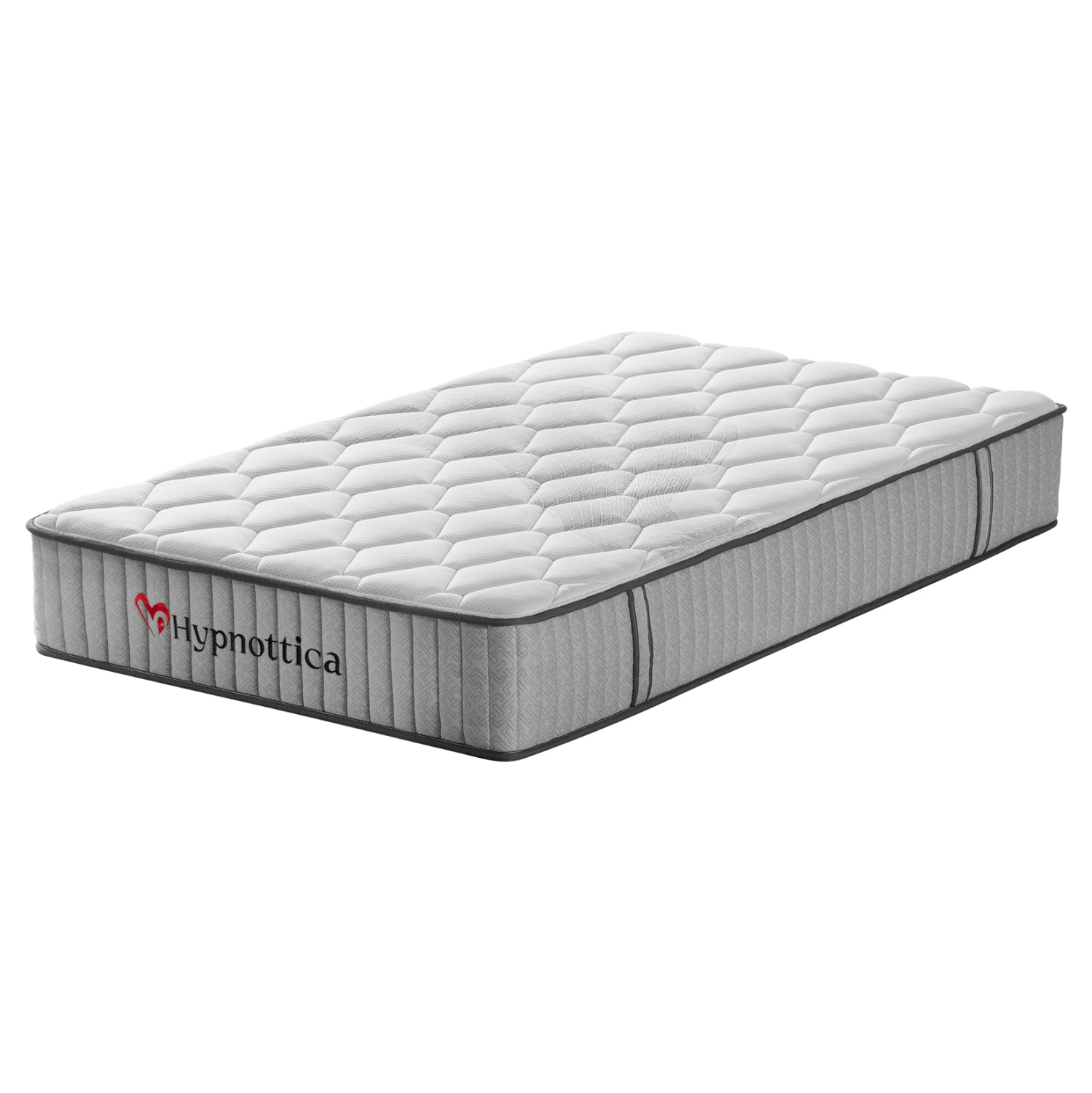 SEMI-DOUBLE BED WITH MATTRESS TRILLOP HM10757.03 BEIGE FABRIC--FOR 120X200cm.