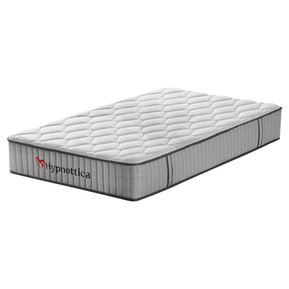 SEMI-DOUBLE BED WITH MATTRESS TRILLOP HM10757.03 BEIGE FABRIC--FOR 120X200cm.