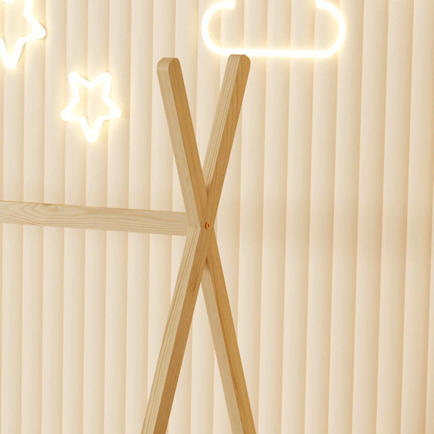 BED FOR KIDS MUNK HM681.01 t.MONTESSORI SOLID PINE WOOD IN NATURAL FOR MATTRESS 190x90cm.